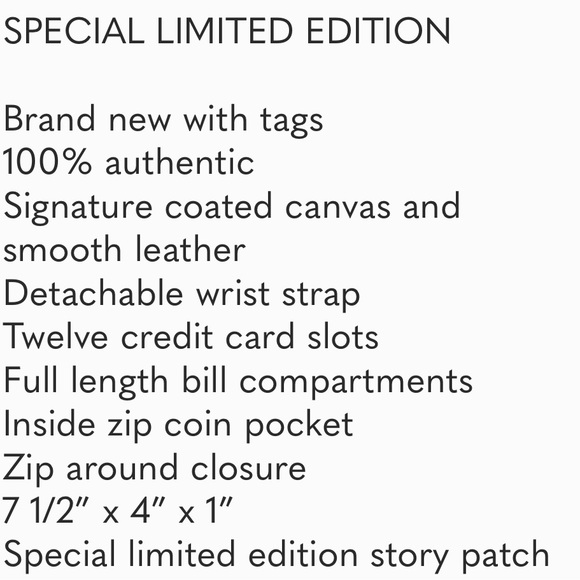 Coach x peanuts  ( snoopy) zip around wallet limited edition new / tags sold out - Picture 5 of 11